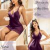 Avidlove Women Lingerie Satin Lace Chemise Nightgown Sexy Full Slips Sleepwear S-4XL - Image 2